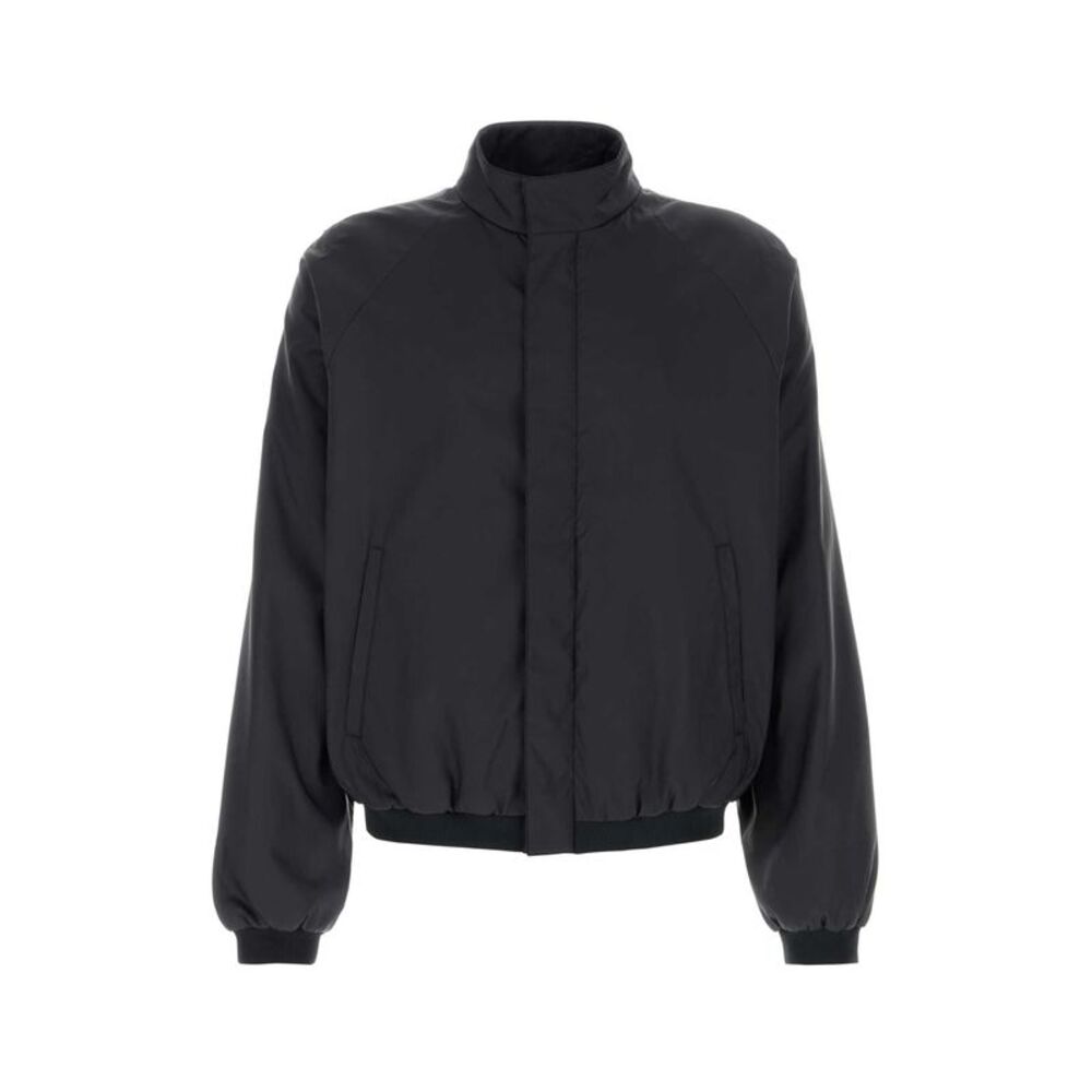 Gucci Men Midnight Blue Nylon Bomber Jacket